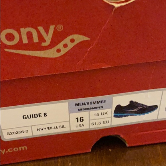 saucony guide 8 blu